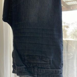 Chico platinum denim jeans size 2 fits 12-14.